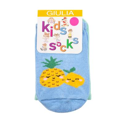 Podrobnoe foto шкарпетки дитячі giulia kss komplekt-005 calzino, baby blue/mentol, розмір 16 (2 пари)