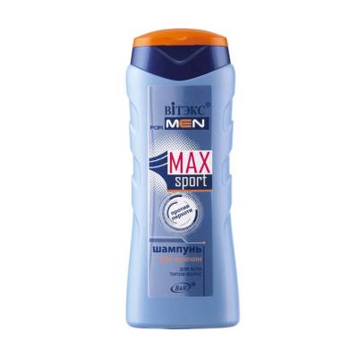 Podrobnoe foto шампунь для чоловіків вітэкс vitex for men max sport для всіх типів волосся, 250 мл