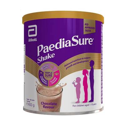 Podrobnoe foto дитяча суха молочна суміш paediasure shake шоколад, від 1 року, 400 г
