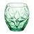 foto набір низьких склянок для напоїв та води bormioli rocco oriente cool green, 6*402 мл (320260baq121990)