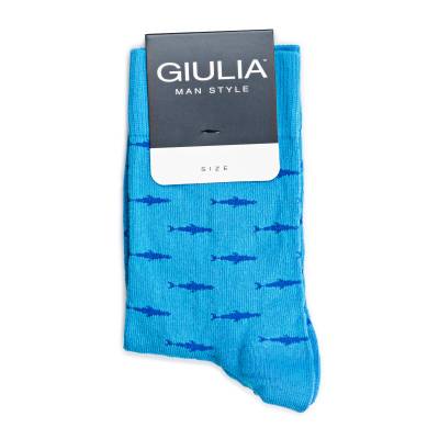 Podrobnoe foto шкарпетки чоловічі giulia msl-009 calzino blue р.43-46