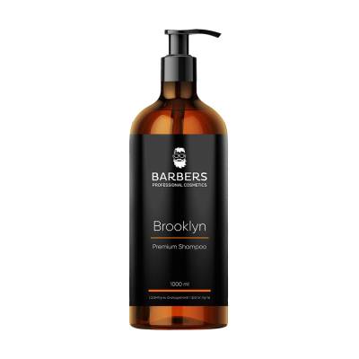 Podrobnoe foto чоловічий шампунь barbers brooklyn premium shampoo проти лупи, 1 л