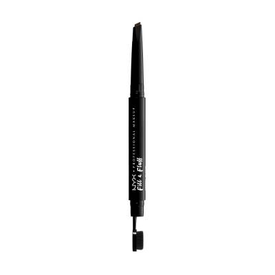 Podrobnoe foto олівець-помада для брів nyx professional makeup fill and fluff eyebrow pomade pencil 07 espresso 2 г