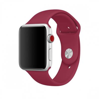 Podrobnoe foto силіконовий ремінець для apple watch 42mm / 44mm (червоний / rose red)