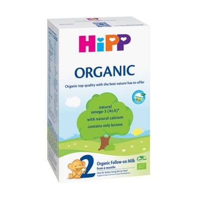 Podrobnoe foto дитяча суха органічна молочна суміш hipp organic 2 для подальшого годування, з 6 місяців, 300 г