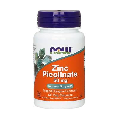Podrobnoe foto дієтична добавка мінерали в капсулах now foods zinc picolinate цинк піколінат, 50 мг, 60 шт