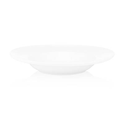 Podrobnoe foto тарілка глибока ardesto prato порцеляна, біла, 23 см (ar3608p)
