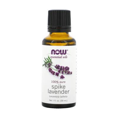Podrobnoe foto ефірна олія now foods essential oils 100% pure spike lavender лаванди широколистої, 30 мл
