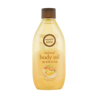 Podrobnoe foto зволожувальна олія для тіла happy bath natural body oil real moisture, 250 мл