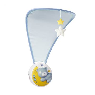 Podrobnoe foto дитяча музична іграшка-проєктор на ліжечко chicco next2moon 3 в 1, блакитна, 0+, 62*41*20 см (09828.20)