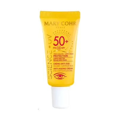 Podrobnoe foto сонцезахисний крем для шкіри навколо очей mary cohr protection anti-ageing cream eye contour spf 50+, 15 мл