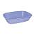 foto хлібний кошик irak plastik під ротанг, фіолетовий, 20*29.5*7 см (5437)