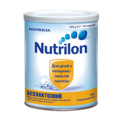 Podrobnoe foto суха молочна суміш nutrilon безлактозний, від народження, 400 г