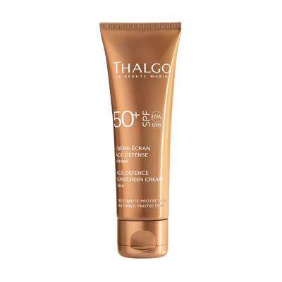 Podrobnoe foto антивіковий сонцезахисний крем для обличчя thalgo age defence sunscreen cream spf 50, 50 мл