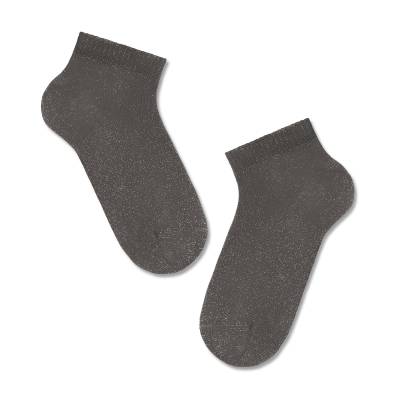 Podrobnoe foto шкарпетки жіночі conte elegant active 18с-3сп короткі, з люрексом, попелясті, розмір 23
