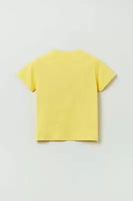 Podrobnoe foto бавовняна футболка для немовлят ovs колір жовтий з принтом