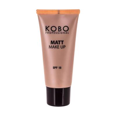 Podrobnoe foto тональний крем для обличчя kobo professional matt make up 102 medium beige, 30 мл