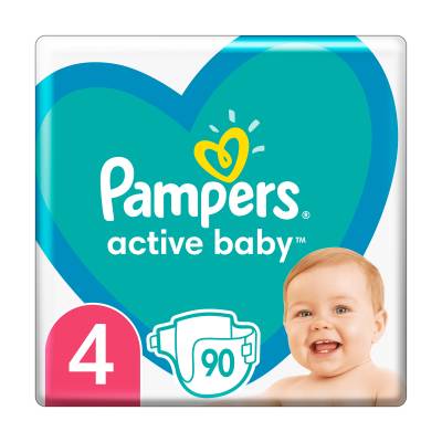 Podrobnoe foto підгузки pampers active baby розмір 4 (9-14 кг), 90 шт