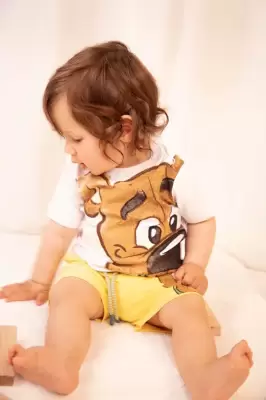 Podrobnoe foto футболка для немовлят coccodrillo колір білий з принтом