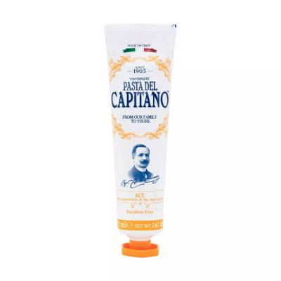 Podrobnoe foto зубна паста pasta del capitano 1905 ace toothpaste complete protection з вітамінами ace, 75 мл