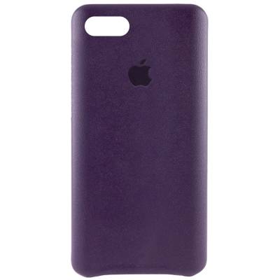 Podrobnoe foto шкіряний чохол ahimsa pu leather case logo (a) для apple iphone 7 (4.7'') (фіолетовий)