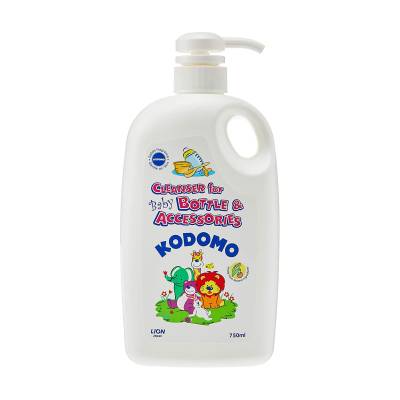 Podrobnoe foto рідина для миття дитячих пляшок та сосок kodomo cleanser for baby bottle & accessories, 750 мл