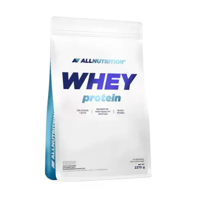 Podrobnoe foto дієтична добавка протеїн в порошку allnutrition whey protein бананове печиво, 2.27 кг