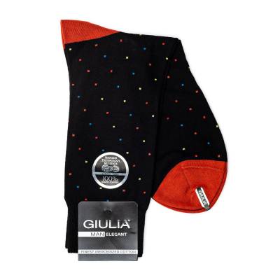 Podrobnoe foto шкарпетки чоловічі giulia elegant 402 calzino black р.43-44