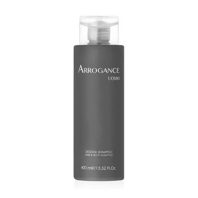 Podrobnoe foto парфумований шампунь для волосся і тіла arrogance uomo hair & body shampoo чоловічий, 400 мл
