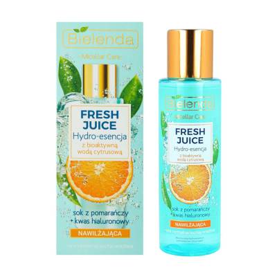 Podrobnoe foto гідроессенція для догляду за обличчям bielenda fresh juice зволожуюча, апельсин, 110 мл