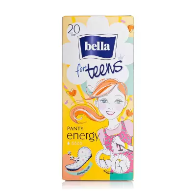 Podrobnoe foto щоденні прокладки bella for teens energy, 20 шт