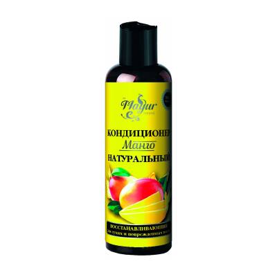 Podrobnoe foto кондиціонер mayur манго натуральний, відновлювальний, для сухого і пошкодженого волосся, 200 мл