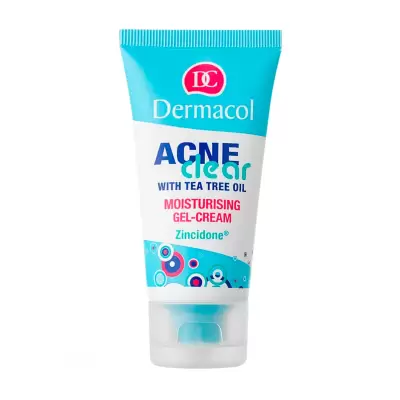 Podrobnoe foto зволожувальний гель-крем для обличчя dermacol acne clear moisturising gel-cream для проблемної шкіри, 50 мл