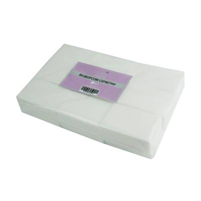 Podrobnoe foto безворсові серветки tufi profi premium білі, 4*6 см, 540 шт