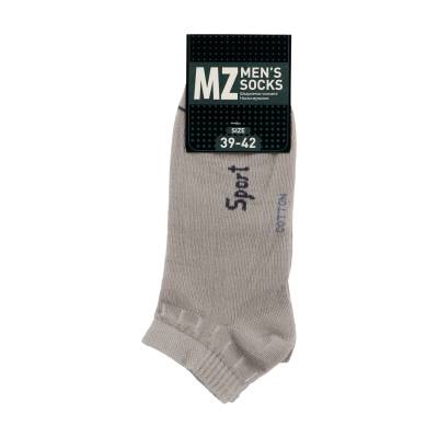 Podrobnoe foto шкарпетки чоловічі modna zona rt1121-021 sport короткі, сірі, розмір 43-46