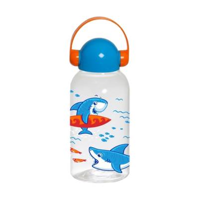 Podrobnoe foto пластикова пляшка для води herevin shark, 460 мл (161809-370