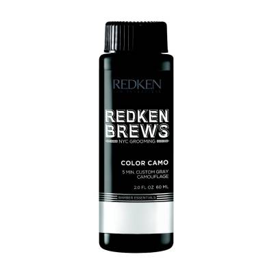 Podrobnoe foto фарба-камуфляж для волосся redken brews color camo чоловіча light ash, 60 мл