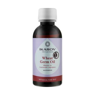 Podrobnoe foto органічна олія зародків пшениці для волосся та тіла ikarov wheat germ oil, 100 мл