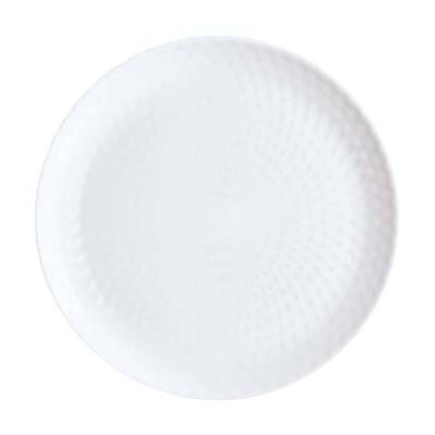 Podrobnoe foto тарілка обідня luminarc pampille white, 25 см (q4655)