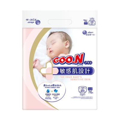 Podrobnoe foto підгузки goo.n plus для новонароджених (до 5 кг), 76 шт