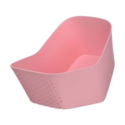 Podrobnoe foto миска з ситом ardesto fresh пластикова, рожева (ar1601pp)