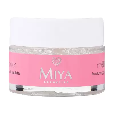 Podrobnoe foto зволожувальний гель-бустер для обличчя miya cosmetics my skin booster moisturizing gel-booster with peptides, 50 мл