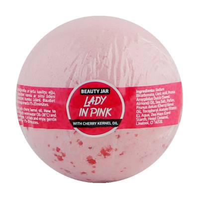 Podrobnoe foto бомбочка для ванни beauty jar lady in pink, 200 г