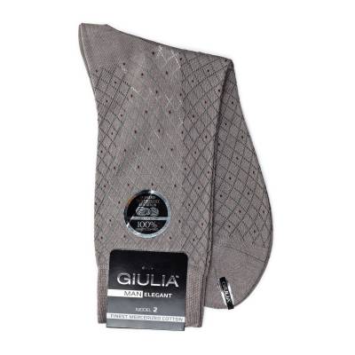 Podrobnoe foto шкарпетки чоловічі giulia elegant 204 calzino grey р.39-40