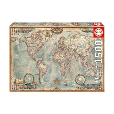 Podrobnoe foto пазли educa політична мапа світу, від 12 років, 1500 елементів (6425212)