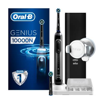 Podrobnoe foto електрична зубна щітка oral-b braun genius 10000n midnight black, 1 шт