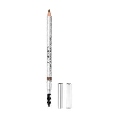 Podrobnoe foto пудровий олівець для брів christian dior diorshow crayon sourcils poudre, водостійкий, 03 brown, 1.2 г