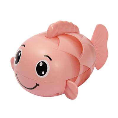 Podrobnoe foto іграшка для купання lindo рибка, механічна, від 1 року, рожева (8366-46a)