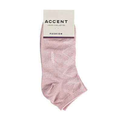 Podrobnoe foto шкарпетки жіночі акцент 10903 рожеві, розмір 23-25