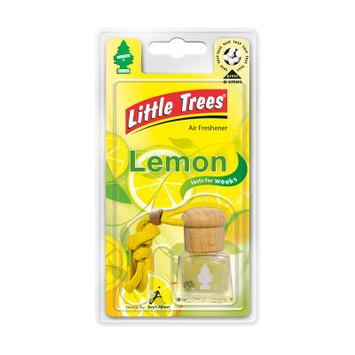 Podrobnoe foto ароматизатор для автомобіля little trees bottle лимон, 30 г